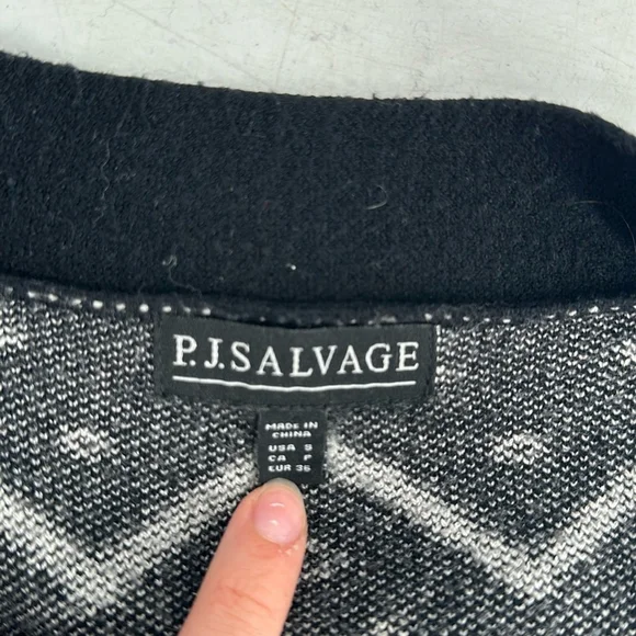 PJ Salvage Women's Loungewear Alpine Nights Cardigan warm comfy cabin sz sm - Picture 4 of 11